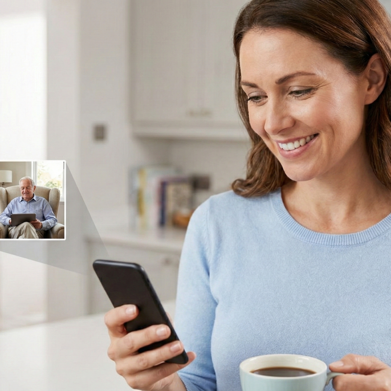 Cámaras de Seguridad para Cuidar Adultos Mayores