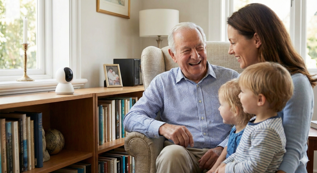Cámaras de Seguridad para Cuidar Adultos Mayores