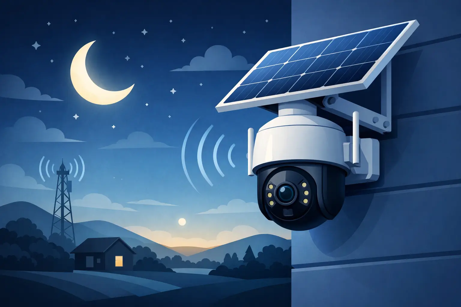 Cámara de seguridad solar 4G AOV toda la noche