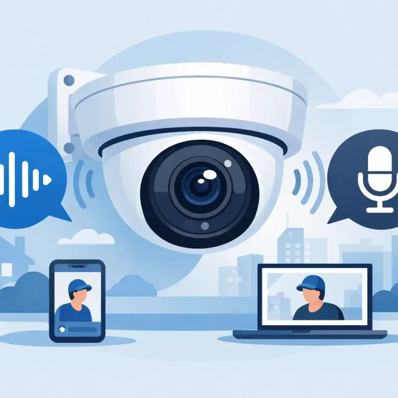 Cámara IP con audio bidireccional: cómo elegir
