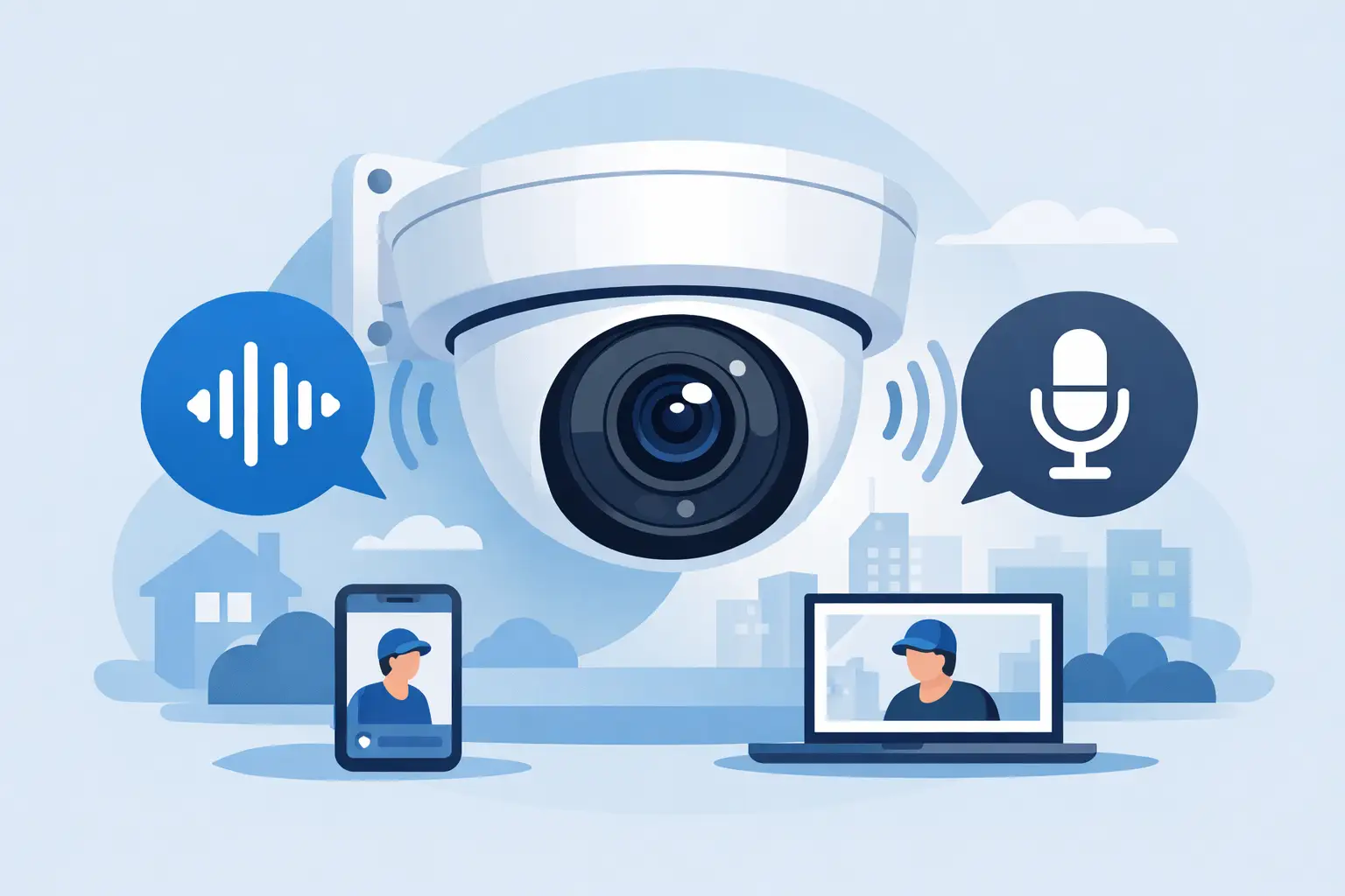 Cámara IP con audio bidireccional: cómo elegir