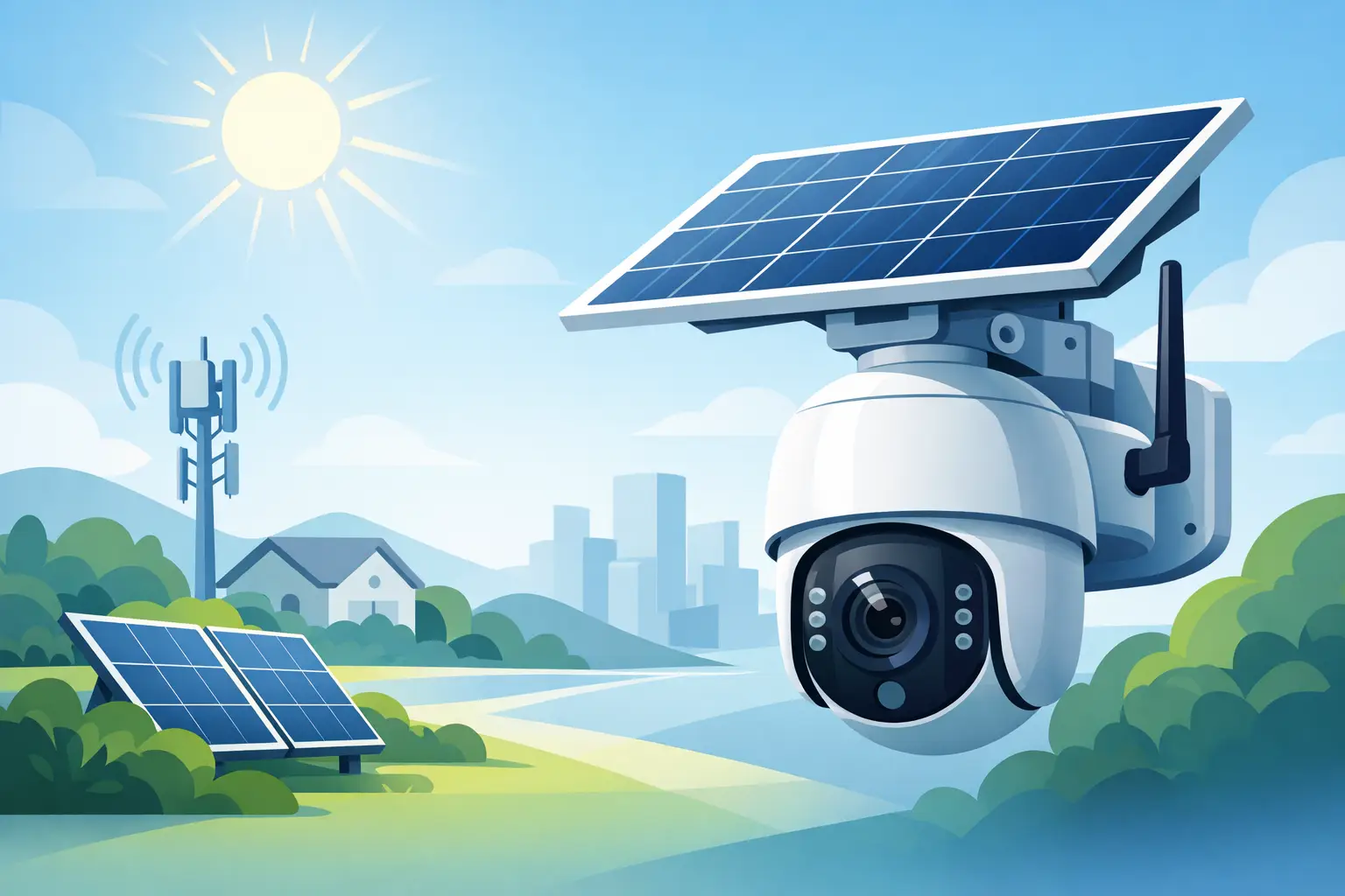 Cámaras de seguridad 4G con energía solar