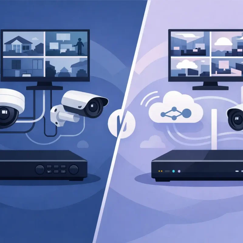 Diferencia entre DVR y NVR: cuál conviene