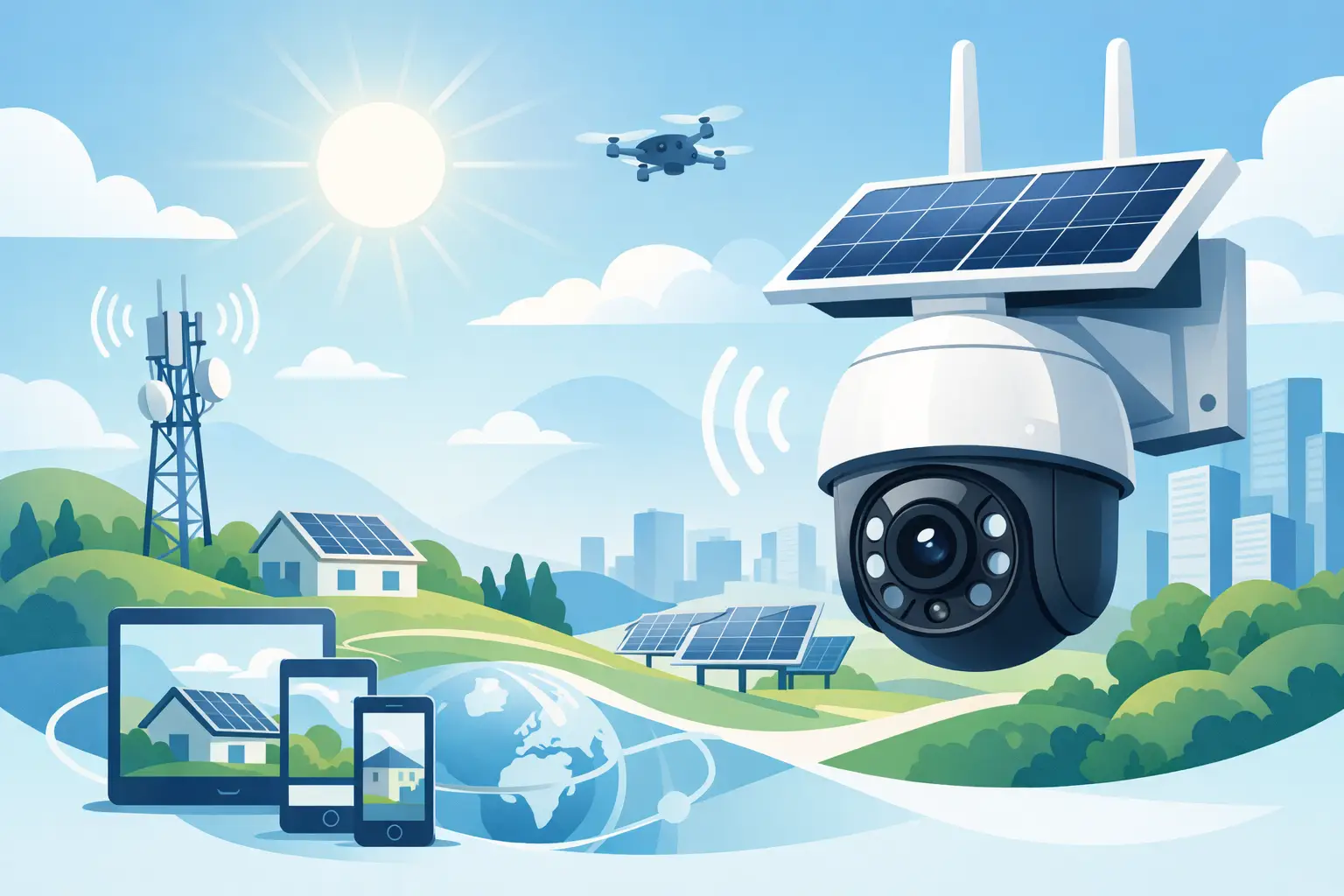 La revolución de las cámaras solares 4G