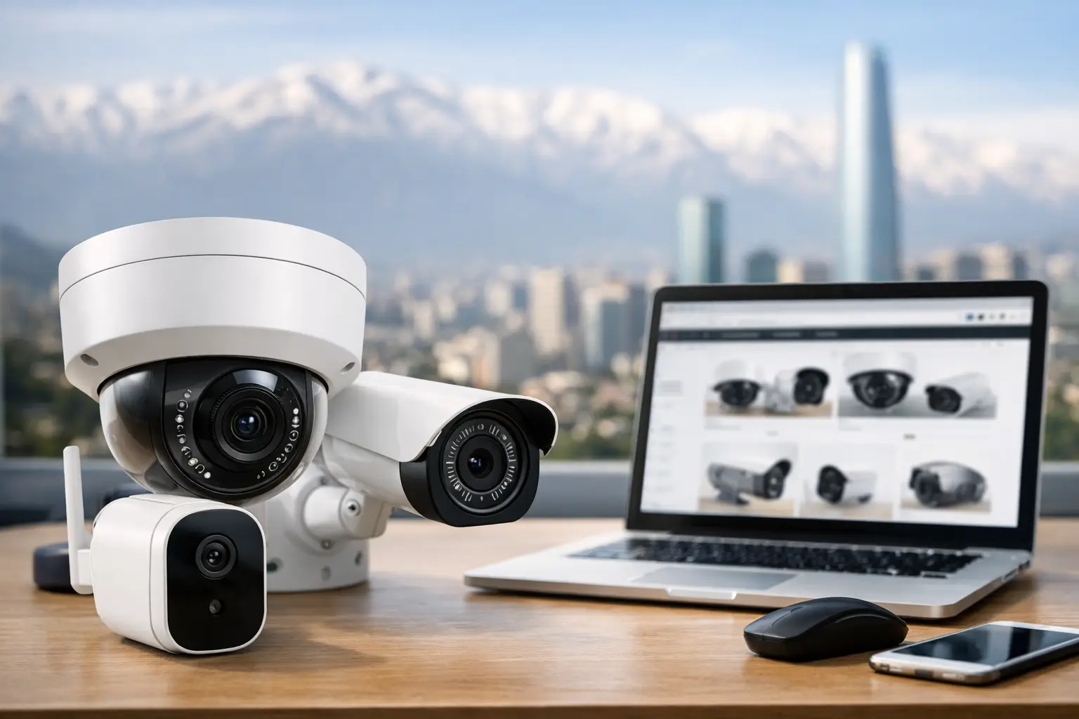 Venta en línea de cámaras de seguridad en Chile