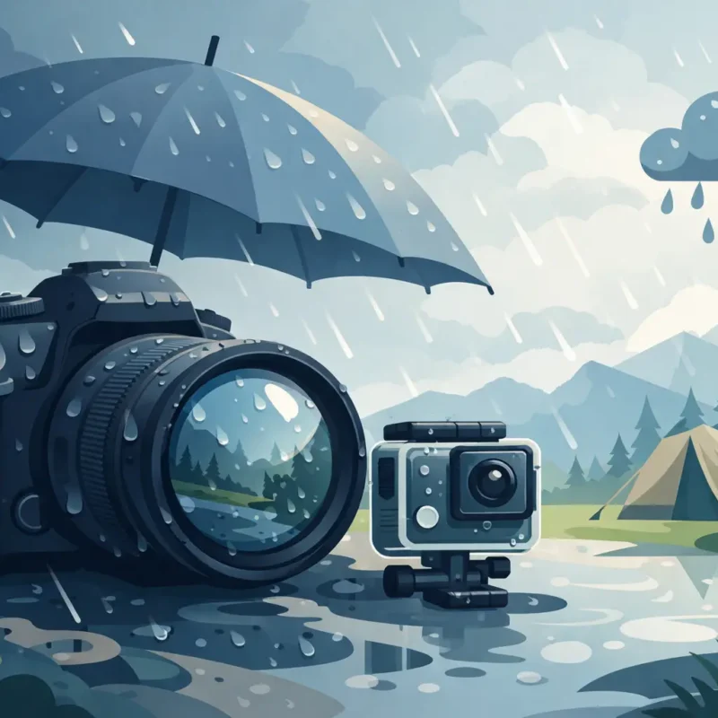 ¿Qué cámara sirve para lluvia? Guía para exterior
