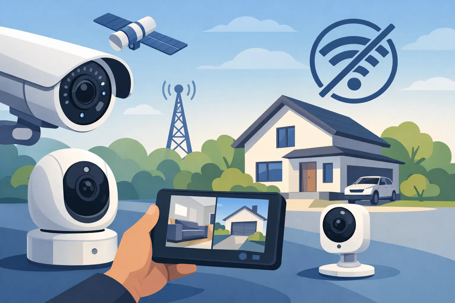 Qué cámara sirve sin wifi para vigilar tu casa