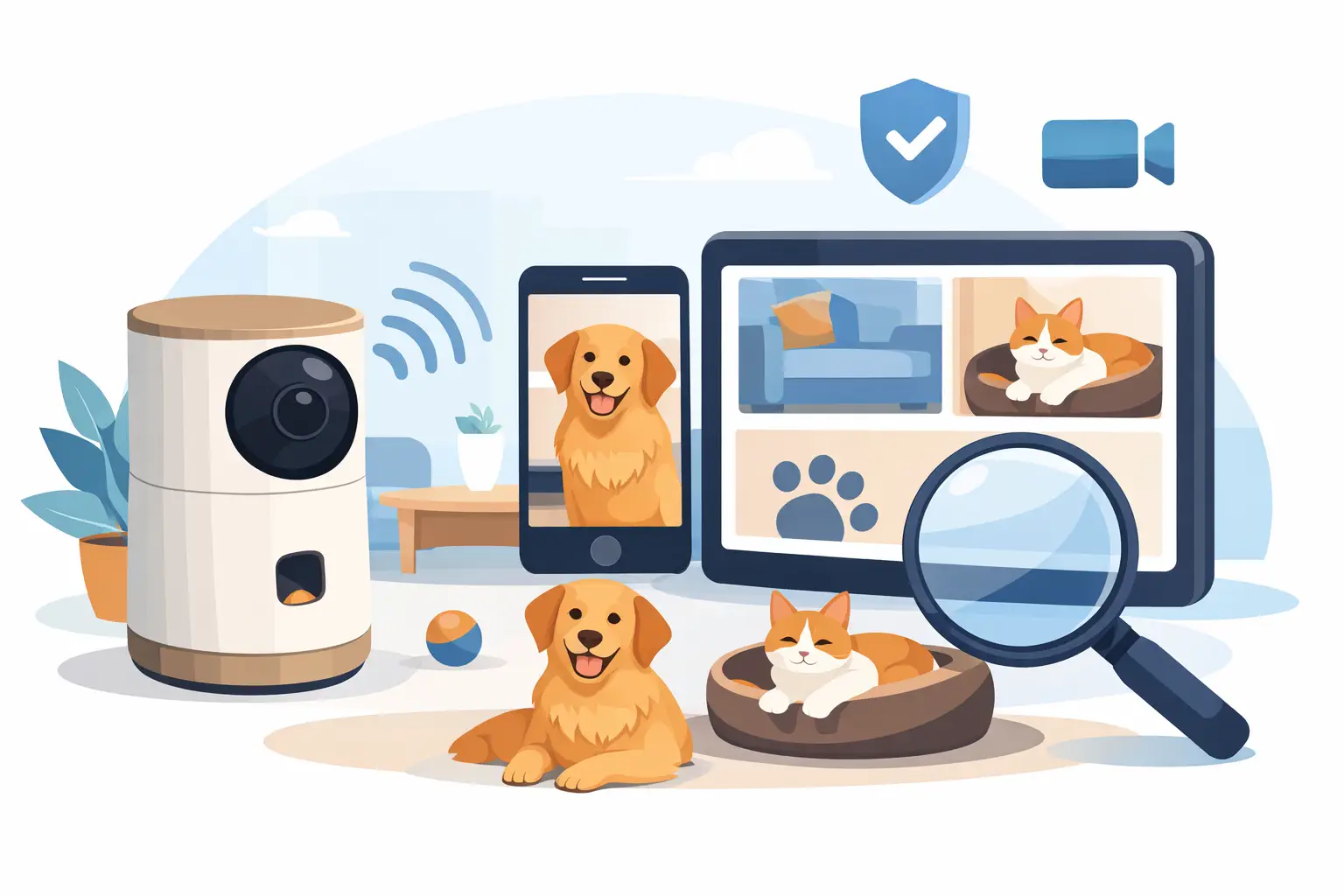 Review cámara wifi para mascotas: qué mirar