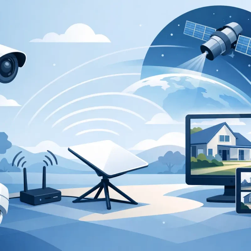 Cómo conectar cámaras IP a Starlink sin cortes