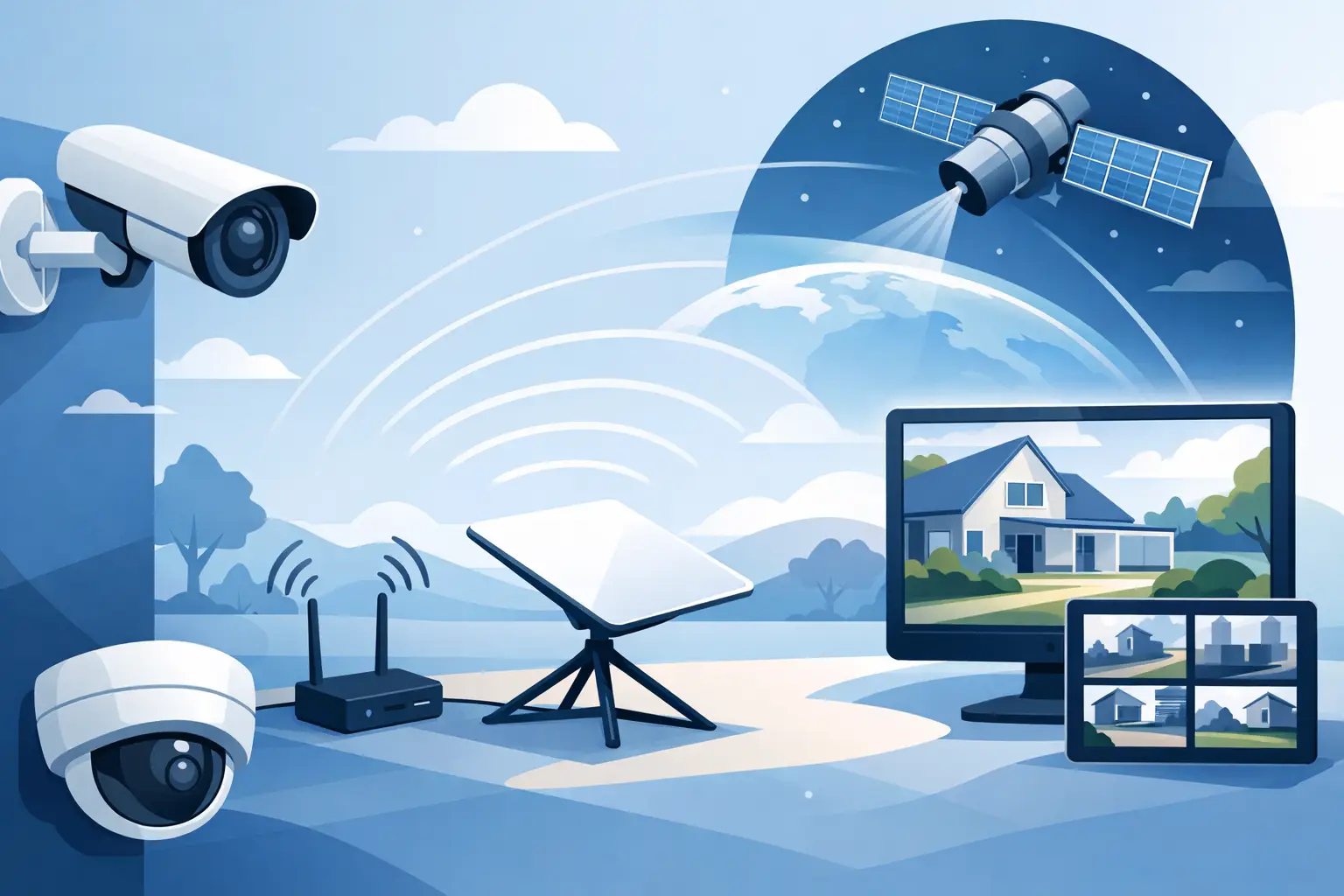 Cómo conectar cámaras IP a Starlink sin cortes