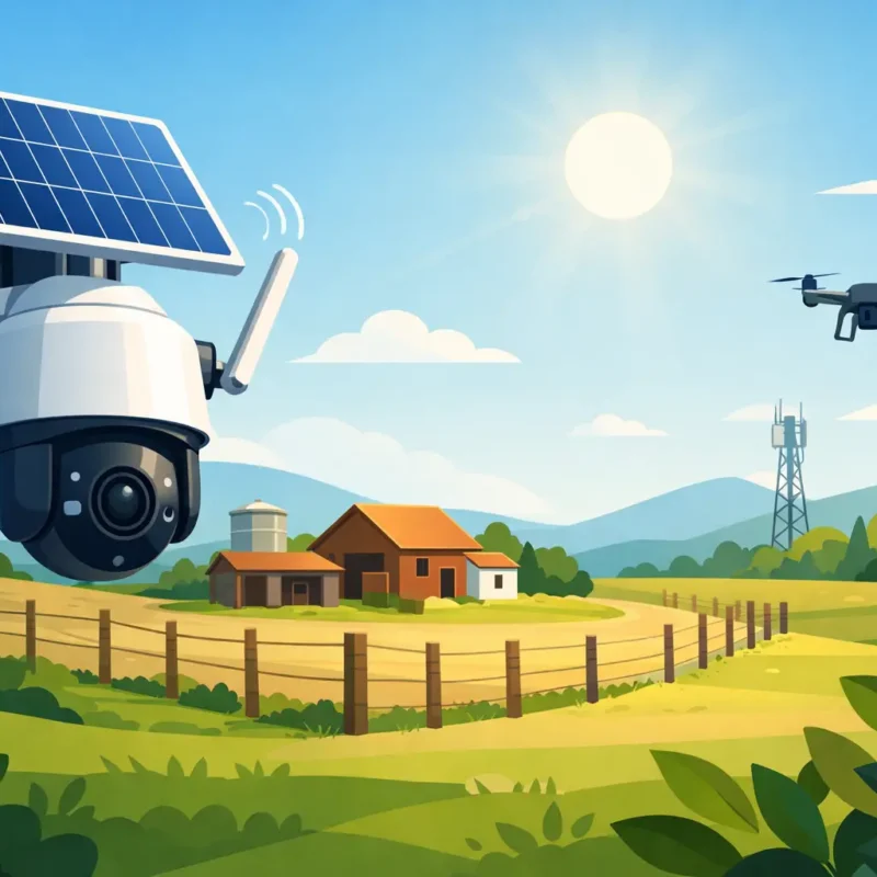 Guía de cámaras solares 4G para parcelas